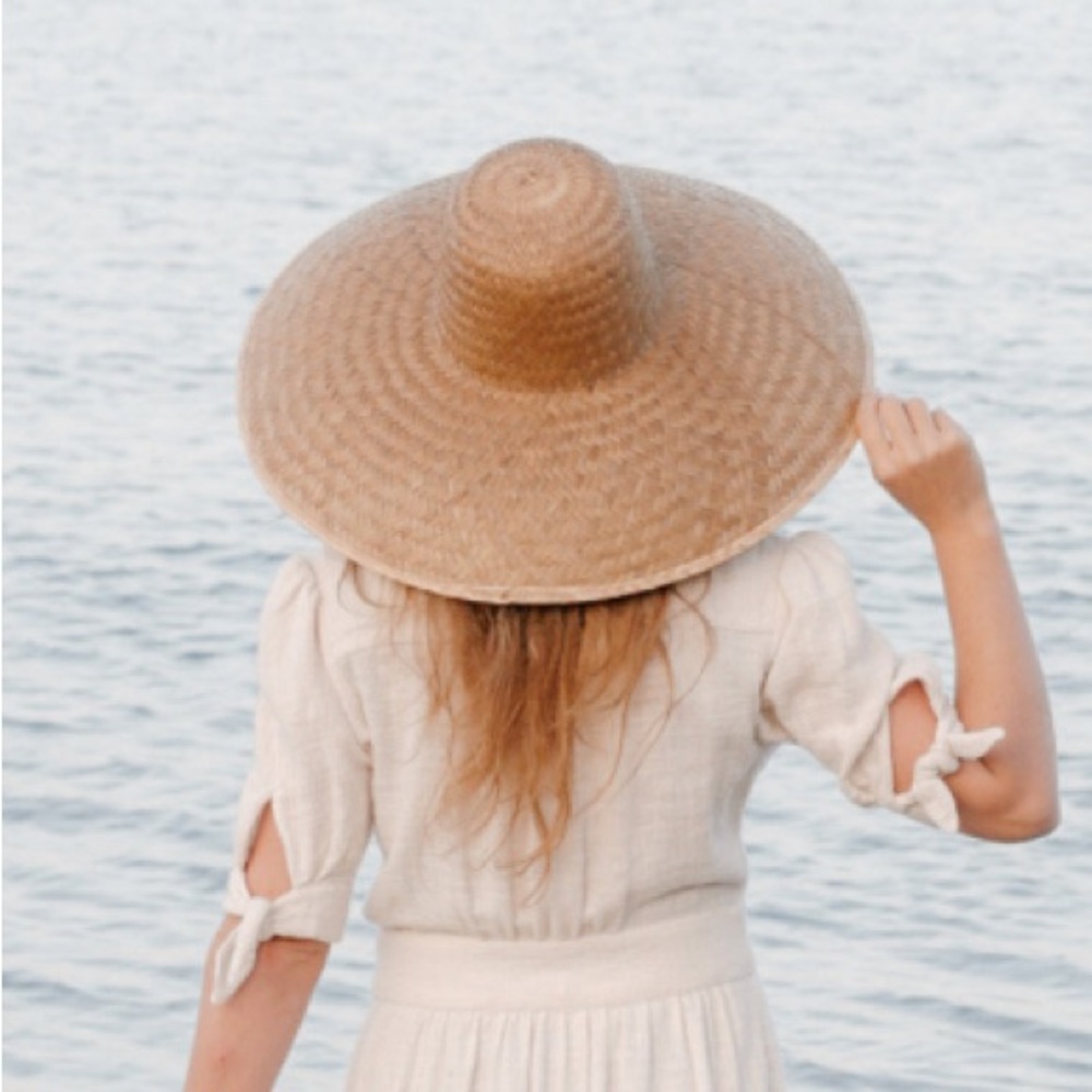 Communitie Large Natural Straw Sunhat